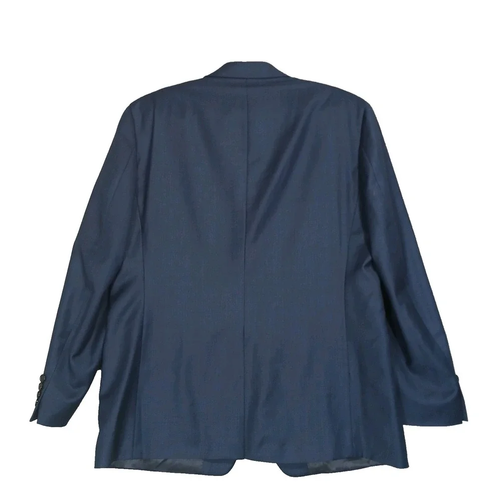 Lauren Ralph Lauren 100% Wool Blazer Sport Coat Men 44R‎ Navy 2 Button Jacket